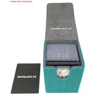 Docsmagic.de Premium Magnetic Flip Box (100) Mint + Deck Divider - MTG - PKM - YGO - Kartenbox Aqua