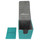 Docsmagic.de Premium Magnetic Flip Box (100) Mint + Deck Divider - MTG - PKM - YGO - Kartenbox Aqua