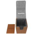Docsmagic.de Premium Magnetic Flip Box (100) Gold + Deck Divider - MTG - PKM - YGO - Kartenbox Gold