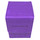 Docsmagic.de Premium Magnetic Flip Box (100) Purple + Deck Divider - MTG - PKM - YGO - Kartenbox Lila