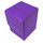 Docsmagic.de Premium Magnetic Flip Box (100) Purple + Deck Divider - MTG - PKM - YGO - Kartenbox Lila