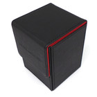 Docsmagic.de Premium Magnetic Flip Box (100) Black/Red +...