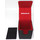Docsmagic.de Premium Magnetic Flip Box (100) Black/Red + Deck Divider - MTG PKM YGO - Kartenbox Schwarz/Rot