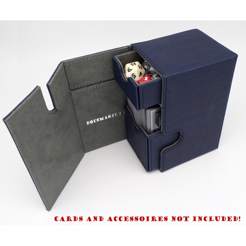 Kartenbox Hellblau Card Divider 8 x Docsmagic.de Deck Box Full Light Blue 