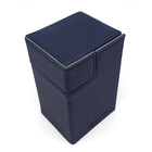 Docsmagic.de Premium Magnetic Tray Box (100) Blue + Deck Divider - MTG - PKM - YGO - Kartenbox Blau