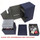 Docsmagic.de Premium Magnetic Tray Box (100) Blue + Deck Divider - MTG - PKM - YGO - Kartenbox Blau