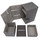 Docsmagic.de Premium Magnetic Tray Box (100) Silver + Deck Divider - MTG - PKM - YGO - Kartenbox Silber