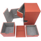 Docsmagic.de Premium Magnetic Tray Box (100) Copper + Deck Divider - MTG - PKM - YGO - Kartenbox Kupfer