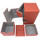 Docsmagic.de Premium Magnetic Tray Box (100) Copper + Deck Divider - MTG - PKM - YGO - Kartenbox Kupfer