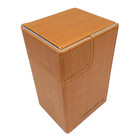 Docsmagic.de Premium Magnetic Tray Box (100) Gold + Deck Divider - MTG - PKM - YGO - Kartenbox Gold