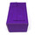 Docsmagic.de Premium Magnetic Tray Box (100) Purple + Deck Divider - MTG - PKM - YGO - Kartenbox Lila
