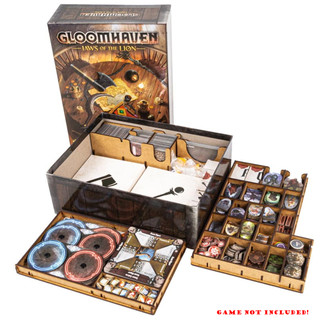 Docsmagic.de Organizer Insert for Gloomhaven: Jaws of the Lion Box - Einsatz