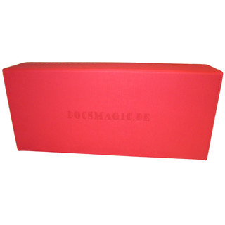 Docsmagic.de Premium 2-Row Trading Card Storage Box Red + Trays & Divider - MTG PKM YGO - Aufbewahrungsbox Rot