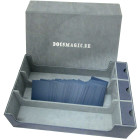 Docsmagic.de Premium 3-Row Trading Card Storage Box Blue...