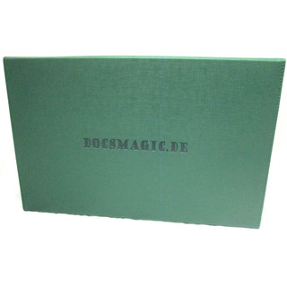 Docsmagic.de Premium 3-Row Trading Card Storage Box Green + Trays & Divider - MTG PKM YGO - Aufbewahrungsbox Grün