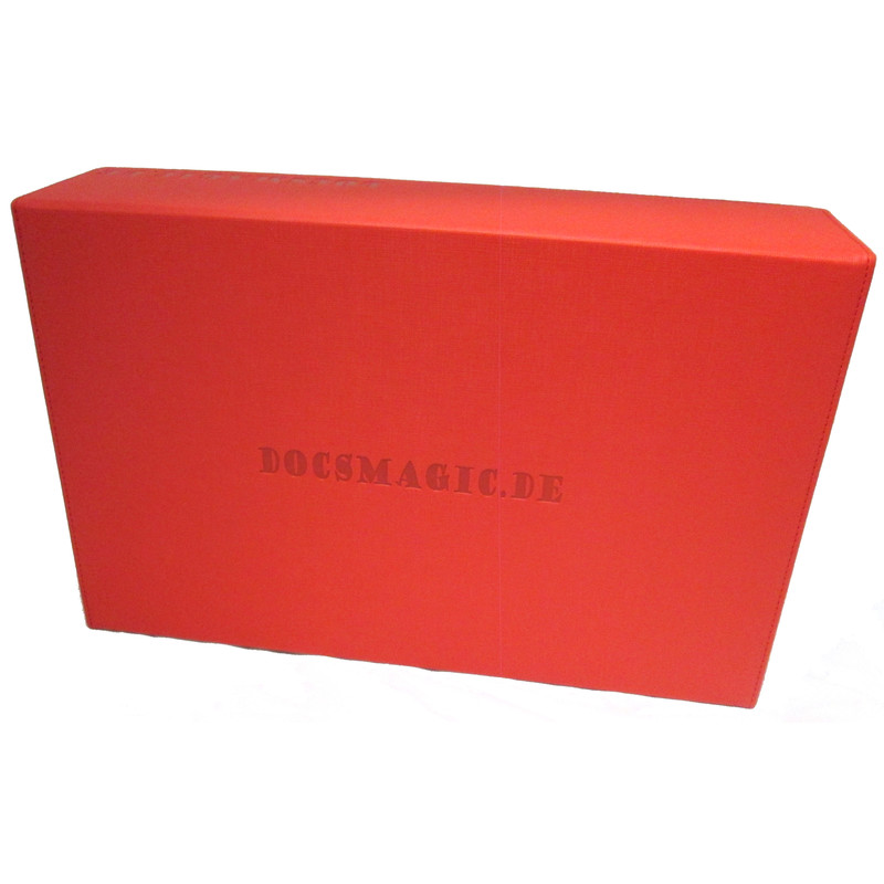 Sch Details about   Docsmagic.de Premium Magnetic Tray Long Box Black/Red Small 2 Flip Boxes 