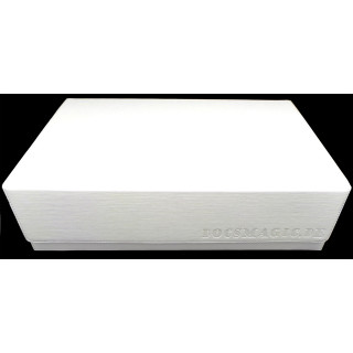 Docsmagic.de Premium 3-Row Trading Card Storage Box White + Trays & Divider - MTG PKM YGO - Aufbewahrungsbox Weiss