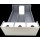 Docsmagic.de Premium 3-Row Trading Card Storage Box White + Trays & Divider - MTG PKM YGO - Aufbewahrungsbox Weiss