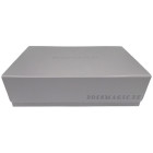 Docsmagic.de Premium 3-Row Trading Card Storage Box Silver + Trays & Divider - MTG PKM YGO - Aufbewahrungsbox Silber