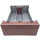 Docsmagic.de Premium 3-Row Trading Card Storage Box Brown + Trays & Divider - MTG PKM YGO - Aufbewahrungsbox Braun