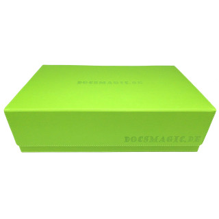Docsmagic.de Premium 3-Row Trading Card Storage Box Light Green + Trays & Divider - MTG PKM YGO - Aufbewahrungsbox Hellgrün
