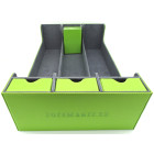 Docsmagic.de Premium 3-Row Trading Card Storage Box Light Green + Trays & Divider - MTG PKM YGO - Aufbewahrungsbox Hellgrün