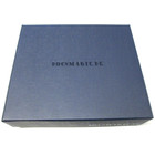 Docsmagic.de Premium 4-Row Trading Card Storage Box Blue + Trays & Divider - MTG PKM YGO - Aufbewahrungsbox Blau
