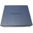 Docsmagic.de Premium 4-Row Trading Card Storage Box Blue...