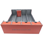 Docsmagic.de Premium 4-Row Trading Card Storage Box Copper + Trays & Divider - MTG PKM YGO - Aufbewahrungsbox Kupfer