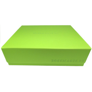 Docsmagic.de Premium 4-Row Trading Card Storage Box Light Green + Trays & Divider - MTG PKM YGO - Aufbewahrungsbox Hellgrün