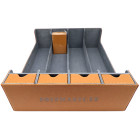 Docsmagic.de Premium 4-Row Trading Card Storage Box Gold...