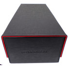 Docsmagic.de Premium 2-Row Trading Card Storage Box Black/Red + Trays & Divider - MTG PKM YGO - Aufbewahrungsbox Schwarz/Rot