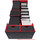 Docsmagic.de Premium 2-Row Trading Card Storage Box Black/Red + Trays & Divider - MTG PKM YGO - Aufbewahrungsbox Schwarz/Rot