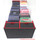 Docsmagic.de Premium 2-Row Trading Card Storage Box Black/Red + Trays & Divider - MTG PKM YGO - Aufbewahrungsbox Schwarz/Rot