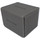 Docsmagic.de Premium Magnetic Sideflip Box 100 Silver + Deck Divider - MTG - PKM - YGO - Kartenbox Silber