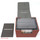 Docsmagic.de Premium Magnetic Sideflip Box 100 Copper + Deck Divider - MTG - PKM - YGO - Kartenbox Kupfer