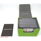 Docsmagic.de Premium Magnetic Sideflip Box 100 Light Green + Deck Divider - MTG - PKM - YGO - Kartenbox Hellgrün