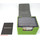 Docsmagic.de Premium Magnetic Sideflip Box 100 Light Green + Deck Divider - MTG - PKM - YGO - Kartenbox Hellgrün