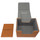 Docsmagic.de Premium Magnetic Sideflip Box 100 Gold + Deck Divider - MTG - PKM - YGO - Kartenbox Gold