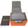 Docsmagic.de Premium Magnetic Sideflip Box 100 Orange + Deck Divider - MTG - PKM - YGO - Kartenbox