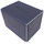 Docsmagic.de Premium Magnetic Sideflip Box 80 Blue + Deck Divider - MTG - PKM - YGO - Kartenbox Blau