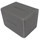 Docsmagic.de Premium Magnetic Sideflip Box 80 Silver + Deck Divider - MTG - PKM - YGO - Kartenbox Silber
