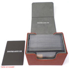 Docsmagic.de Premium Magnetic Sideflip Box 80 Copper + Deck Divider - MTG - PKM - YGO - Kartenbox Kupfer