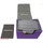 Docsmagic.de Premium Magnetic Sideflip Box 80 Purple + Deck Divider - MTG - PKM - YGO - Kartenbox Lila