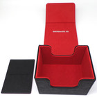 Docsmagic.de Premium Magnetic Sideflip Box 100 Black/Red...
