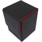 Docsmagic.de Premium Magnetic Tray Long Box Black/Red Large + 4 Flip Boxes - Schwarz/Rot