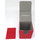 Docsmagic.de Premium Magnetic Tray Long Box Black/Red Large + 4 Flip Boxes Mix 1- Schwarz/Rot