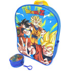 Dragon Ball Z Geschenkset Rucksack + Geldbörse + Isoliertasche + Trinkflasche + Pausenbrotdose - Offiziell Lizensiert - Backpack + Coin Purse + Lunch Bag + Sports Bottle + Sandwich Box - Gift Bundle