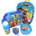 Dragon Ball Z Geschenkset Rucksack + Geldbörse + Isoliertasche + Trinkflasche + Pausenbrotdose - Offiziell Lizensiert - Backpack + Coin Purse + Lunch Bag + Sports Bottle + Sandwich Box - Gift Bundle