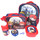 Harry Potter Geschenkset Rucksack + Geldbörse + Isoliertasche + Trinkflasche + Pausenbrotdose - Offiziell Lizensiert - Backpack + Coin Purse + Lunch Bag + Sports Bottle + Sandwich Box - Gift Bundle